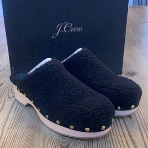 J. Crew Sherpa Clogs